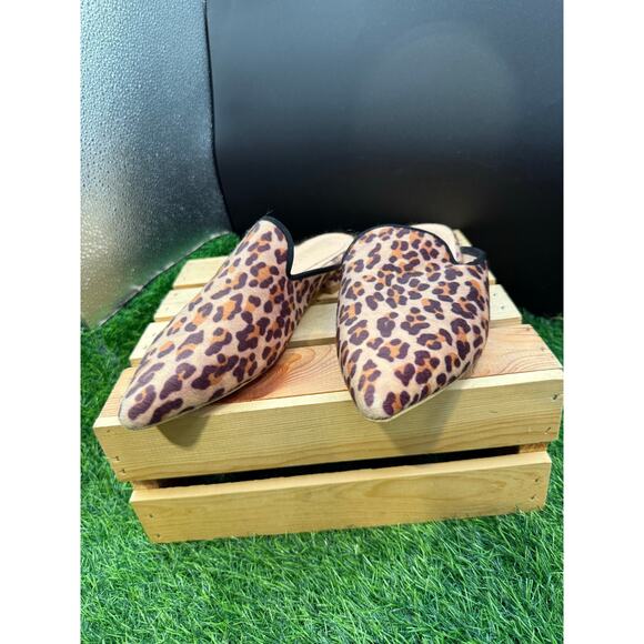 Kmeioo-Leopard Print- Pointed Flats-Size 9W - Picture 6 of 10